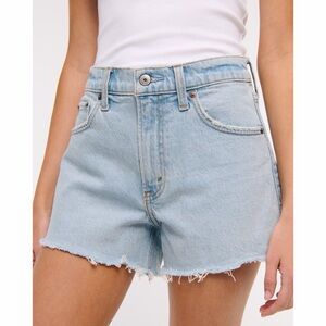 Abercrombie & Fitch The 90s Relaxed Cut Off Short High Rise
